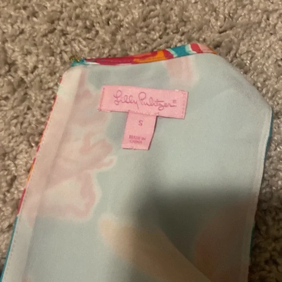 Lilly Pulitzer Sea Blue Swing Trapeze Dress Sz S - Picture 5 of 11